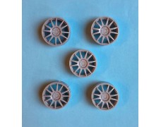 Wheels – Fondmetal EVO Corse 18‘‘ tarmac ( 5 pcs ) P 206 WRC 1/24